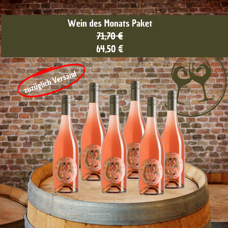 Wein des Monats -  6 Flaschen badisch Rotgold feinherb 