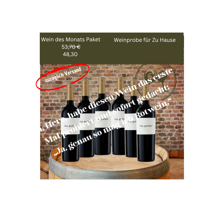 Wein des Monats 6 Flaschen The Guv'nor