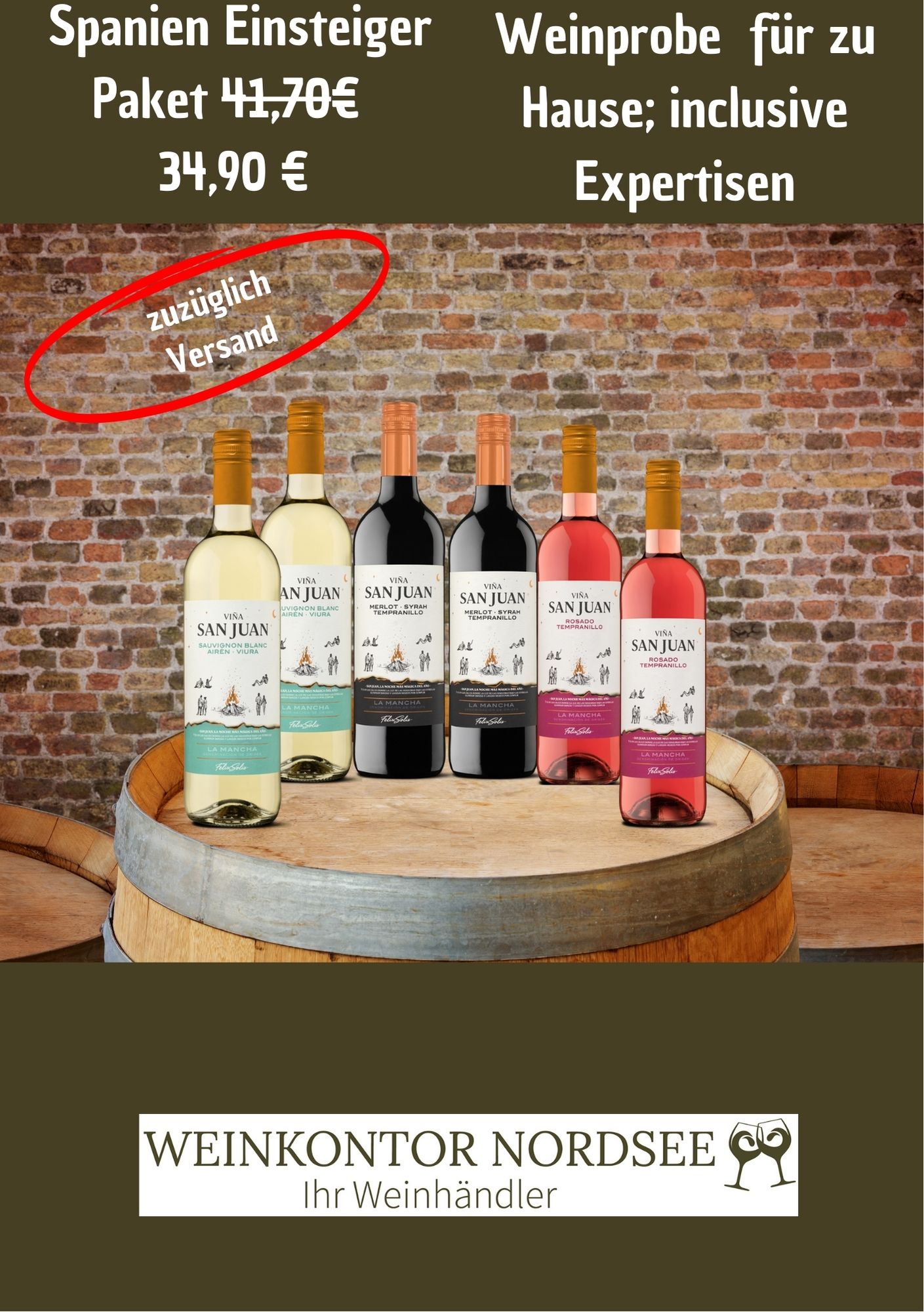 Weinpaket Spanien Einsteiger